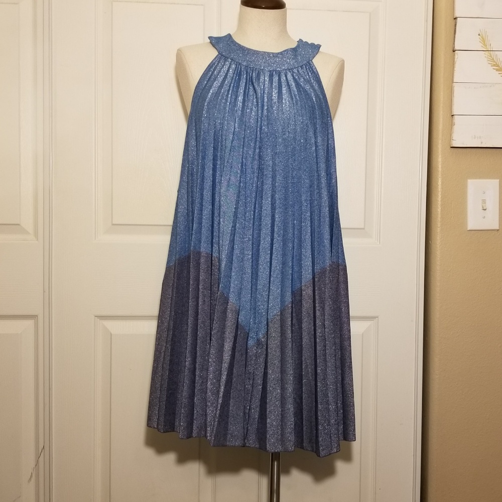 COPY - Free People Pleated Love Metallic Dress